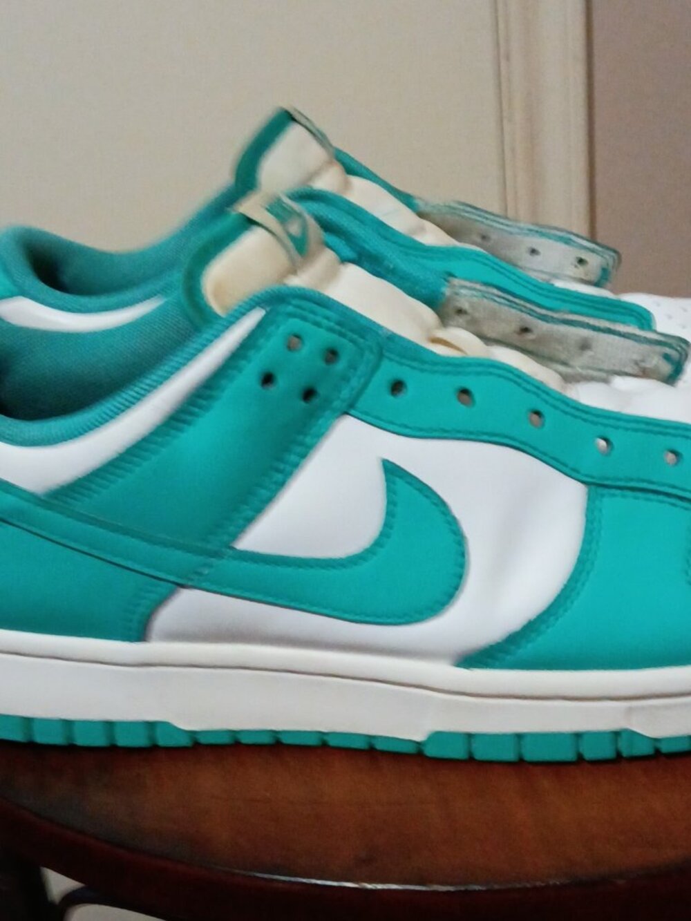 Nike Mens Dunk Low Clear Jade DV0833-101 Retro Casual Shoes Sneakers Size 9 - Picture 4 of 13